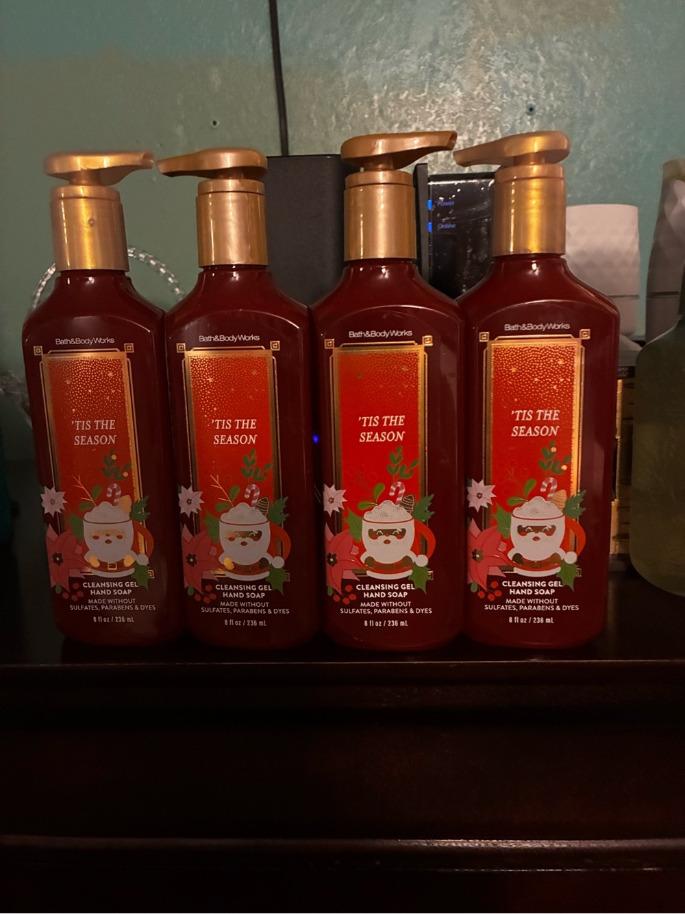 Bath & Body Works 'Tis The Season Red Cleansing Gel Hand Soap - 8 fl oz (4)